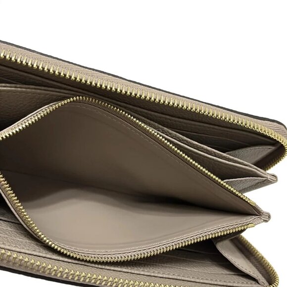 LOUIS VUITTON Zippy Wallet Tourterelle Monogram Empreinte - 364-081525 - Picture 4 of 6